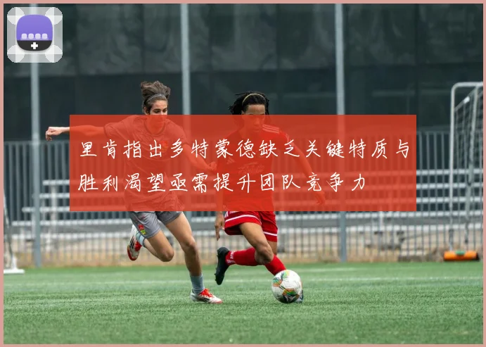 里肯指出多特蒙德缺乏关键特质与胜利渴望亟需提升团队竞争力
